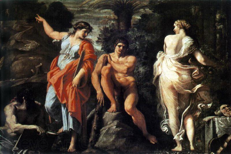 CARRACCI, Annibale The Choice of Heracles sd Spain oil painting art